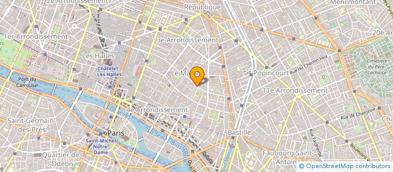 localisation de l'entreprise MADAME ISABELLE PAYEN à PARIS