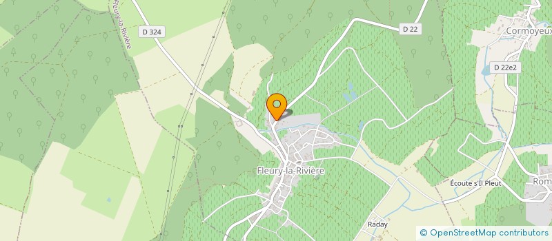 localisation de l'entreprise MADAME ISABELLE PAYER  FLEURY-LA-RIVIERE