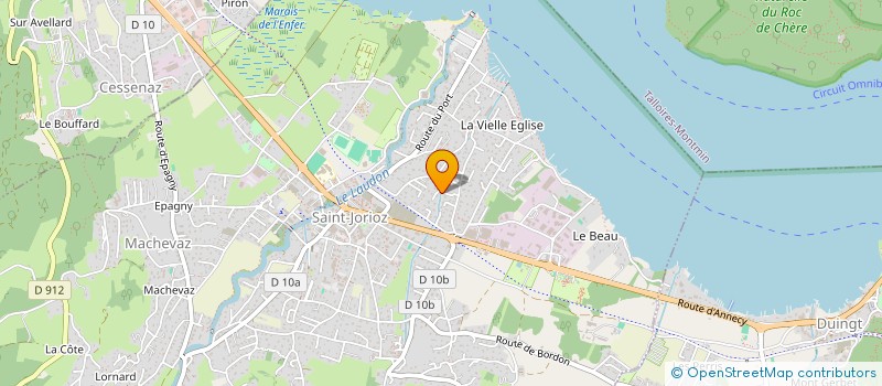 localisation de l'entreprise MADAME ISABELLE PAYET à SAINT-JORIOZ