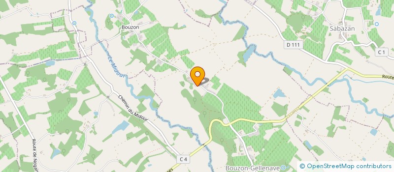 localisation de l'entreprise MADAME ISABELLE PEFFAU  MARGOUET-MEYMES