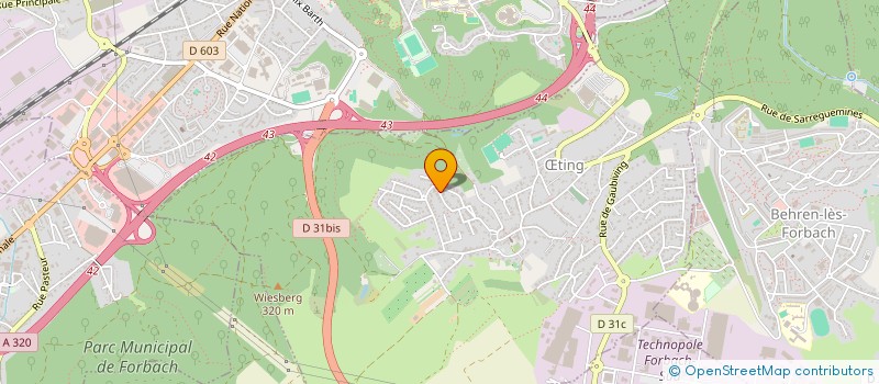 localisation de l'entreprise MADAME ISABELLE PEKEZOU LACPA  TING