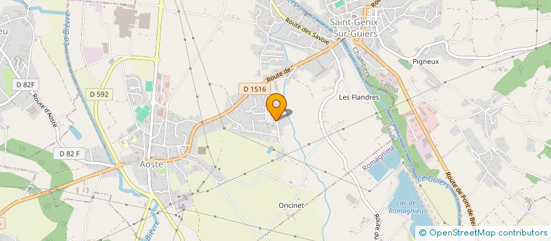 localisation de l'entreprise MADAME ISABELLE PELLE  AOSTE