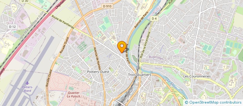 localisation de l'entreprise MADAME ISABELLE PELLETANE  POITIERS