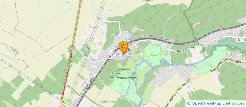 localisation de l'entreprise MADAME ISABELLE PELLETIER à CHAMARANDE