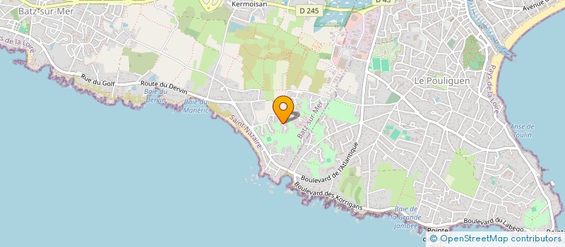 localisation de l'entreprise MADAME ISABELLE PELLOQUIN à BATZ-SUR-MER
