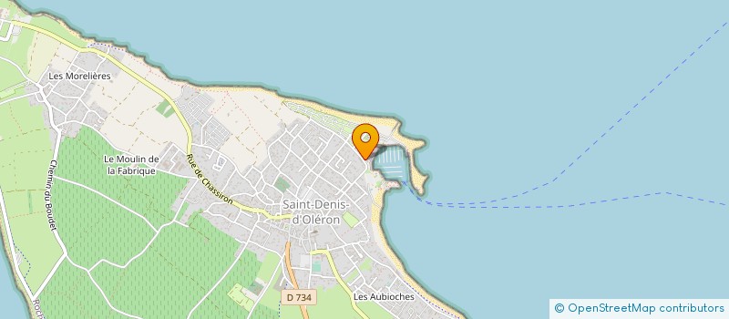localisation de l'entreprise MADAME ISABELLE PERDRIAUD  SAINT-DENIS-D'OLERON