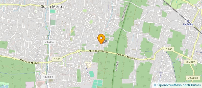 localisation de l'entreprise MADAME ISABELLE PEREILLO  GUJAN-MESTRAS