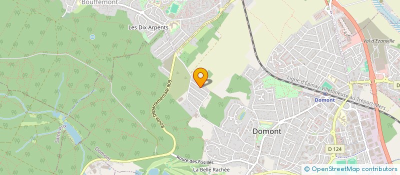 localisation de l'entreprise MADAME ISABELLE PEREZ  DOMONT