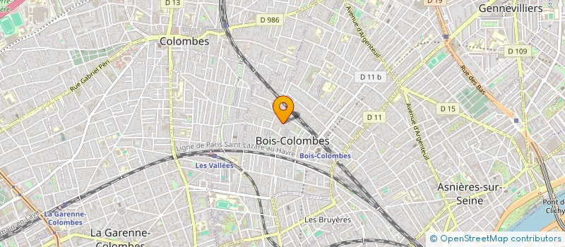 localisation de l'entreprise MADAME ISABELLE PEREZ à BOIS-COLOMBES