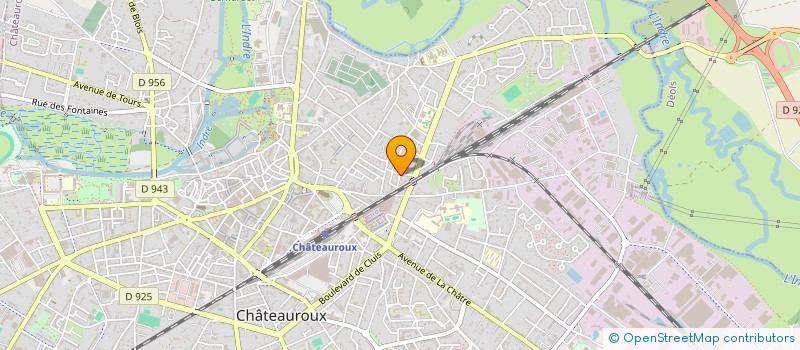 localisation de l'entreprise MADAME ISABELLE PERICAT à CHATEAUROUX