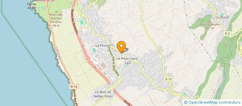 localisation de l'entreprise MADAME ISABELLE PERINET  SAINT-LEU