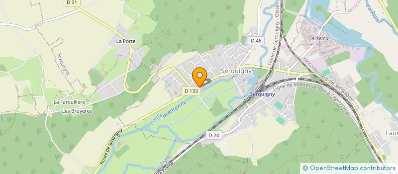 localisation de l'entreprise MADAME ISABELLE PERIS  SERQUIGNY