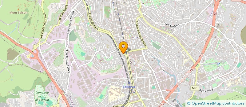 localisation de l'entreprise MADAME ISABELLE PERNIN  SAINT-ETIENNE