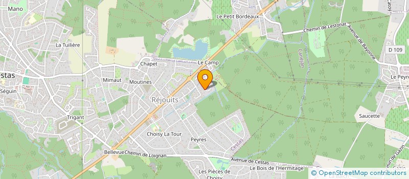 localisation de l'entreprise MADAME ISABELLE PERREAU  CESTAS