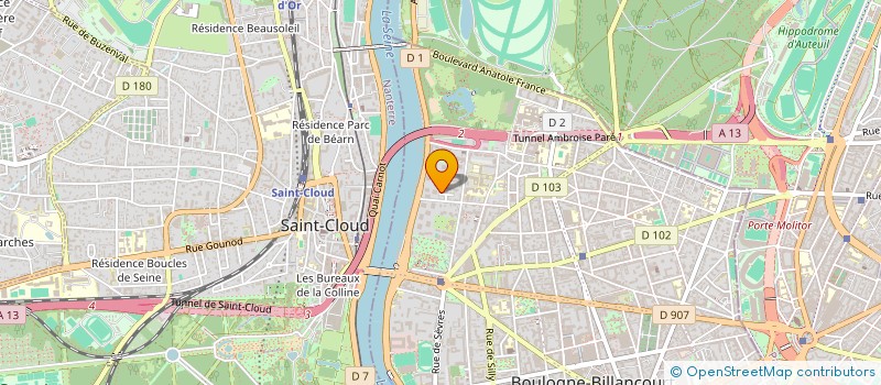 localisation de l'entreprise MADAME ISABELLE PERRIN à BOULOGNE-BILLANCOURT