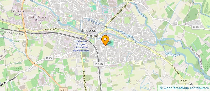 localisation de l'entreprise MADAME ISABELLE PERRIN-LACOUR à L'ISLE-SUR-LA-SORGUE