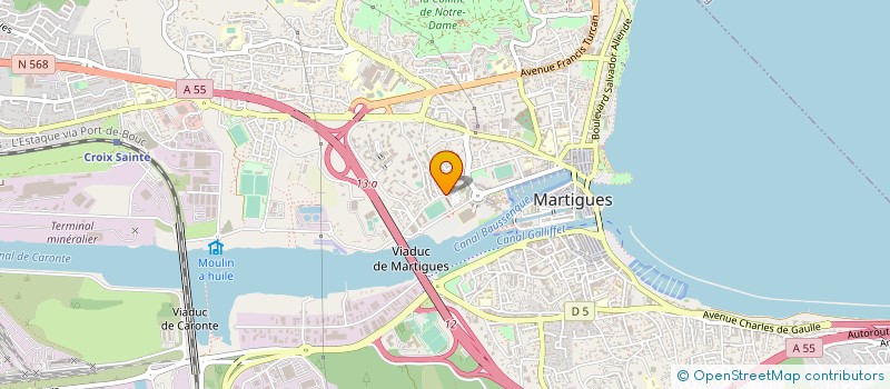 localisation de l'entreprise MADAME ISABELLE PERROT à MARTIGUES