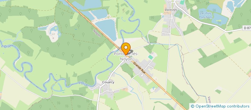 localisation de l'entreprise MADAME ISABELLE PERSCHKE  PONTOISE-LES-NOYON