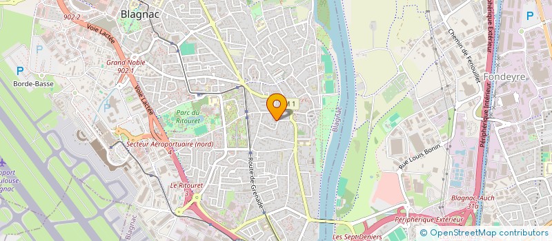 localisation de l'entreprise MADAME ISABELLE PESSANA à BLAGNAC