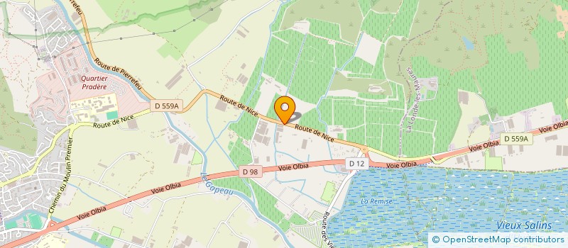 localisation de l'entreprise MADAME ISABELLE PETERS  HYERES