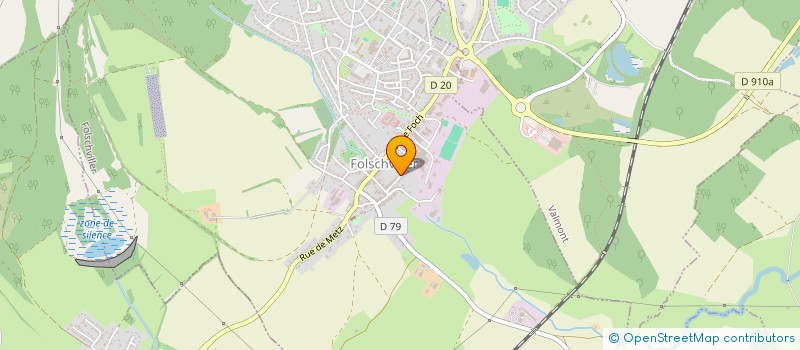 localisation de l'entreprise MADAME ISABELLE PETERS  FOLSCHVILLER