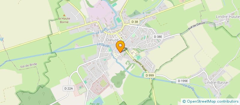 localisation de l'entreprise MADAME ISABELLE PETIT  DIEUZE