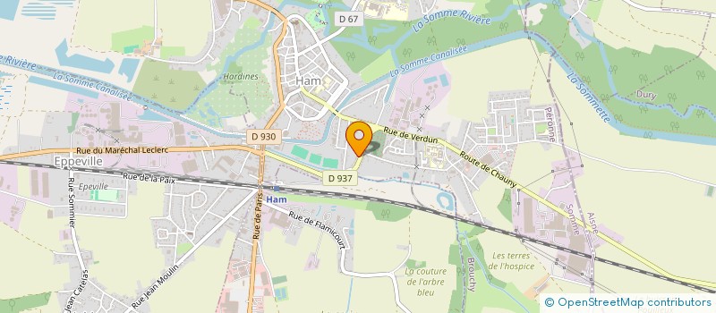 localisation de l'entreprise MADAME ISABELLE PETIT  HAM