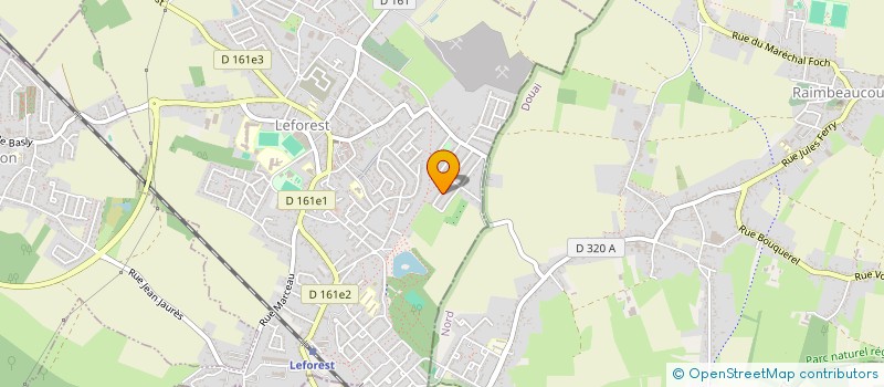 localisation de l'entreprise MADAME ISABELLE PHILIPPART  LEFOREST