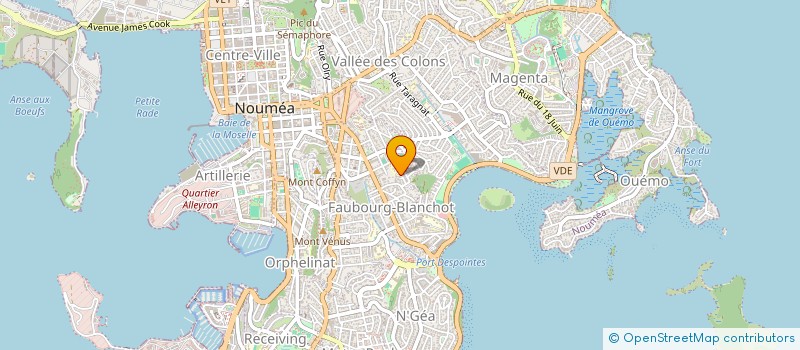 localisation de l'entreprise MADAME ISABELLE PHILIPPE à NOUMEA