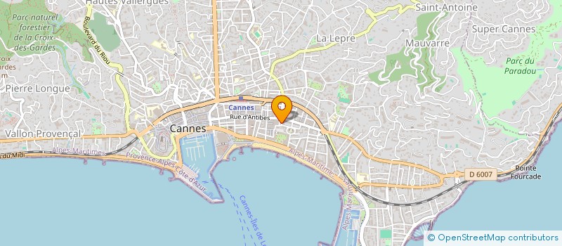 localisation de l'entreprise MADAME ISABELLE PHILIPPE  CANNES