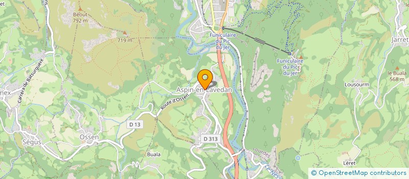 localisation de l'entreprise MADAME ISABELLE PHILIPPE  ASPIN-EN-LAVEDAN