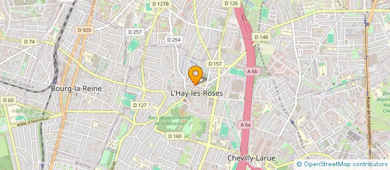 localisation de l'entreprise MADAME ISABELLE PHILIPPON  L'HAY-LES-ROSES