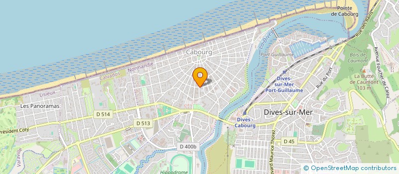 localisation de l'entreprise MADAME ISABELLE PICACHE  CABOURG