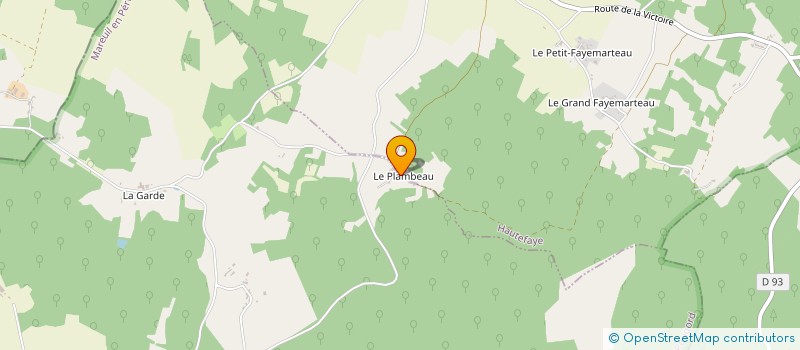 localisation de l'entreprise MADAME ISABELLE PICARD  MAREUIL EN PERIGORD