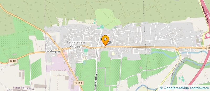 localisation de l'entreprise MADAME ISABELLE PICAULT  LA FARE-LES-OLIVIERS