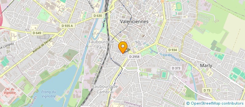 localisation de l'entreprise MADAME ISABELLE PICAVEZ  VALENCIENNES