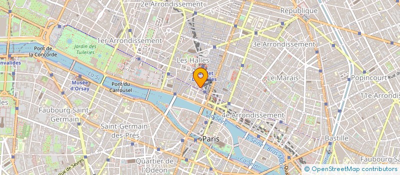localisation de l'entreprise MADAME ISABELLE PICHENOT à PARIS
