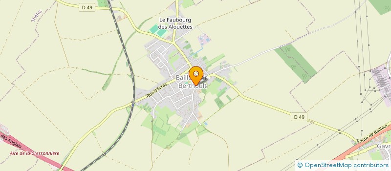 localisation de l'entreprise MADAME ISABELLE PIENNE  BAILLEUL-SIR-BERTHOULT