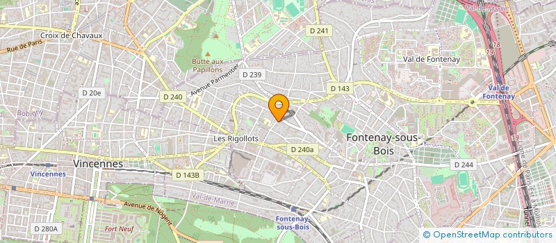 localisation de l'entreprise MADAME ISABELLE PIERRA à FONTENAY-SOUS-BOIS