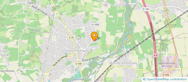 localisation de l'entreprise MADAME ISABELLE PIERRE  CHAZAY-D'AZERGUES