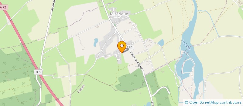 localisation de l'entreprise MADAME ISABELLE PIGNARD  MIZERIEUX