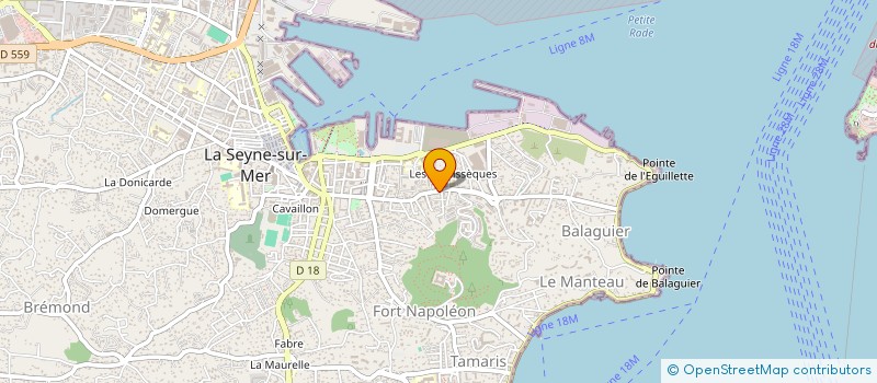 localisation de l'entreprise MADAME ISABELLE PIGNATEL à LA SEYNE-SUR-MER