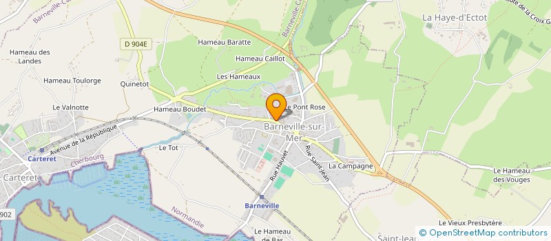 localisation de l'entreprise MADAME ISABELLE PIGNOL à BARNEVILLE-CARTERET