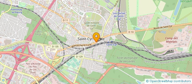 localisation de l'entreprise MADAME ISABELLE PILARD à SAINT-CYR-L'ECOLE
