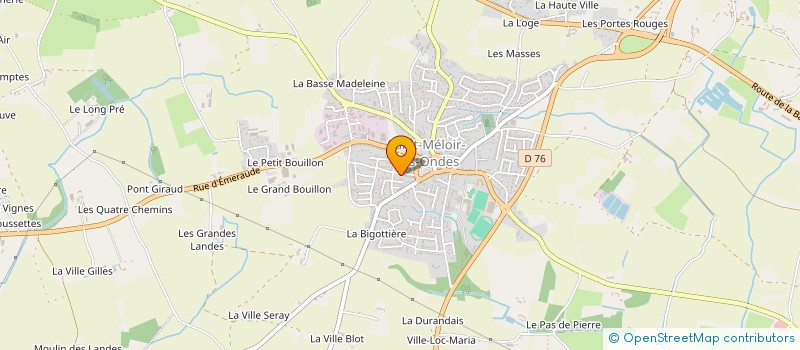 localisation de l'entreprise MADAME ISABELLE PINCEPOCHE  SAINT-MELOIR-DES-ONDES