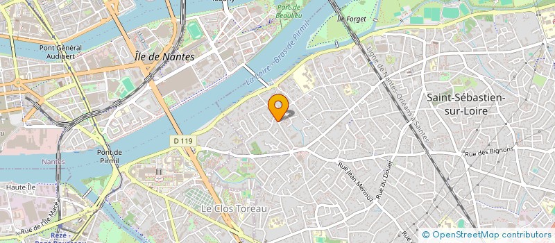 localisation de l'entreprise MADAME ISABELLE PINCET  SAINT-SEBASTIEN-SUR-LOIRE