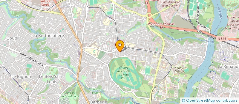 localisation de l'entreprise MADAME ISABELLE PINET à NANTES