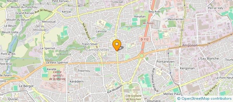localisation de l'entreprise MADAME ISABELLE PINTO à BREST