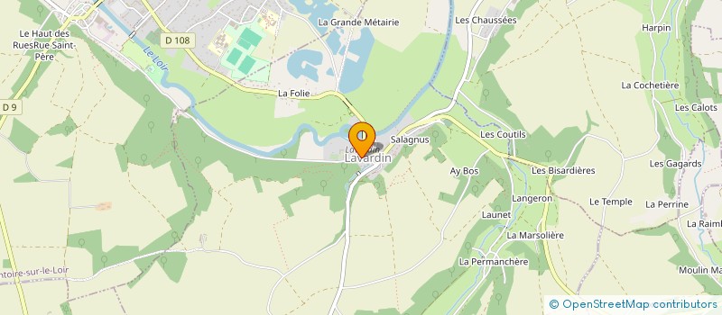 localisation de l'entreprise MADAME ISABELLE PIOC  LAVARDIN