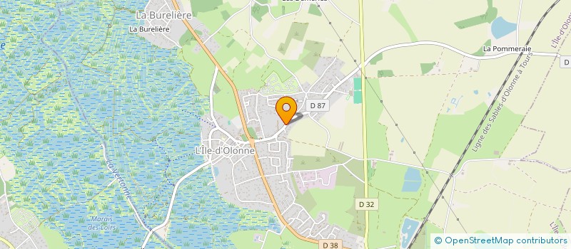 localisation de l'entreprise MADAME ISABELLE PIQUET  L'ILE-D'OLONNE